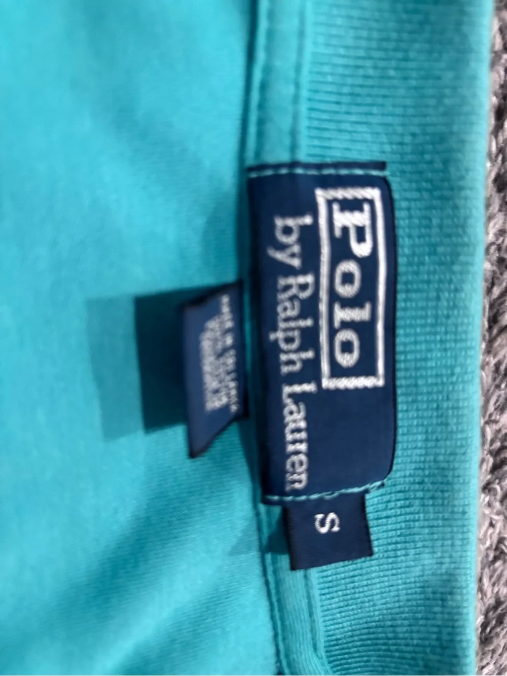 Ralph Lauren fabric aqua bright